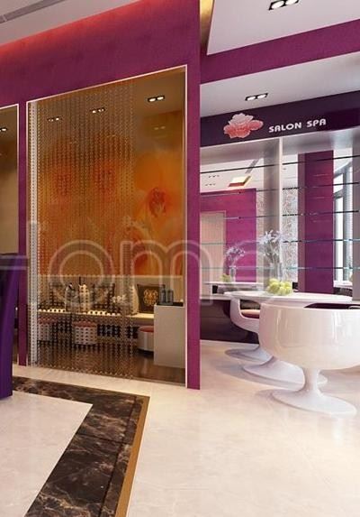Thi công nội thất spa showroom làm đẹp hiện đại