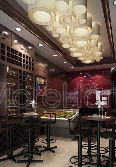 Thi công showroom rượu ngoại